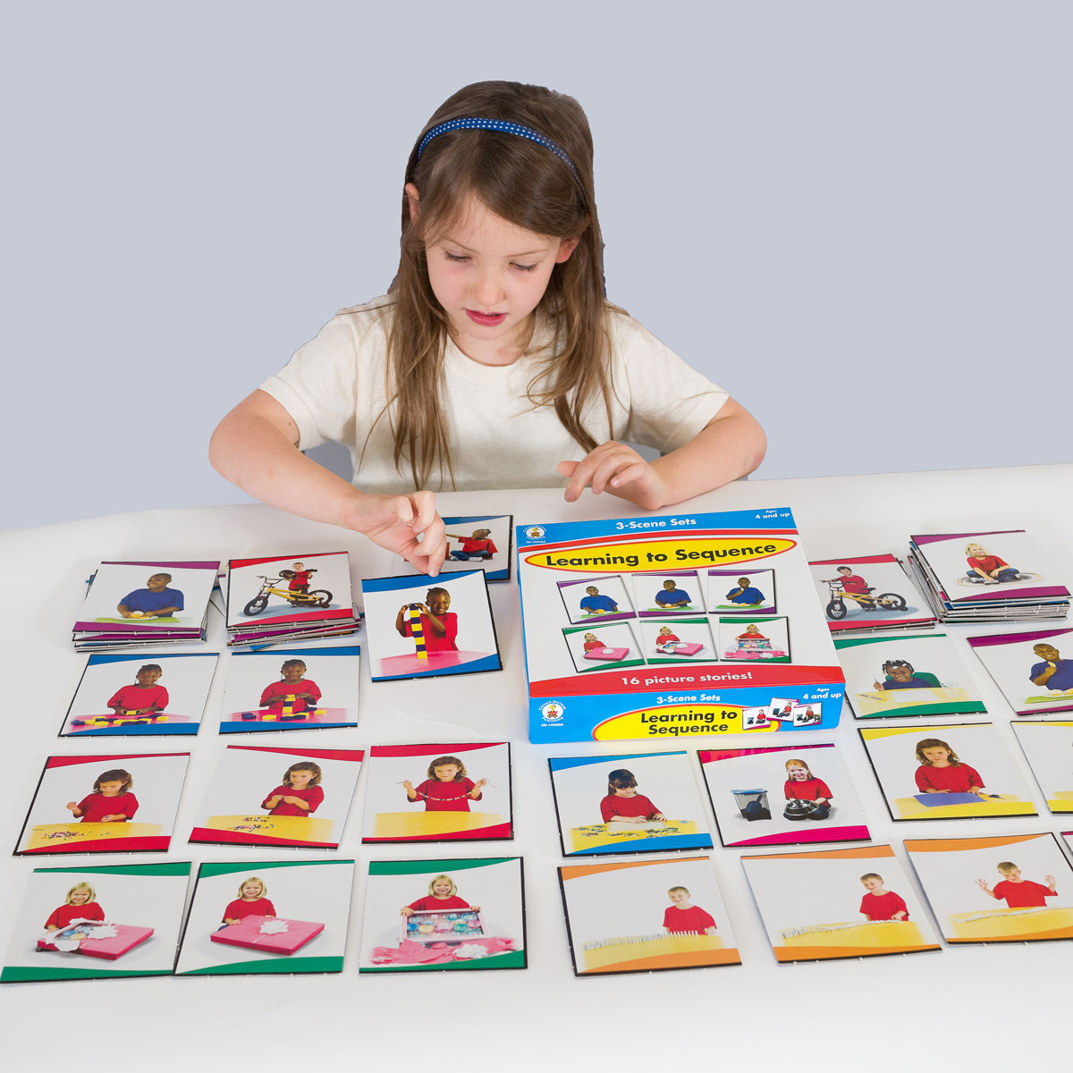 Learning to Sequence 3 Scene & 6 Scene Board Game Set