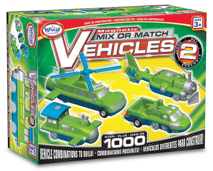 Magnetic Mix-up Vehicles Set 2