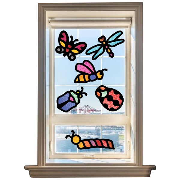 Junior Bug Stained Glass Frame