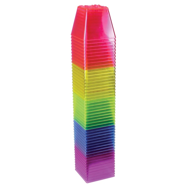 Crystal Colour Stacking Blocks - Class Pack of 3 Sets